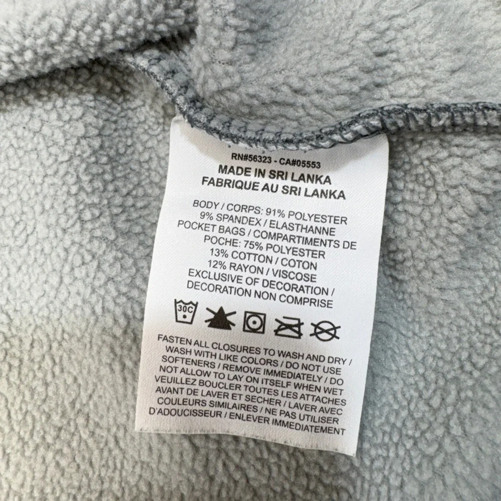 Nike Therma-FIT One Hoodie Womens Medium Gray Full Zip Jacket Workout Gorpcore